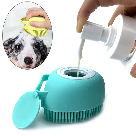 Bath Time Pet Massage Brush