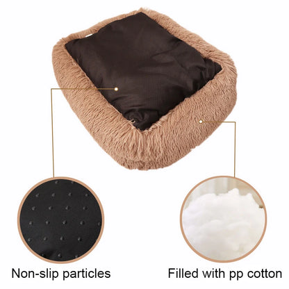 Rectangle Plush Pet Bed