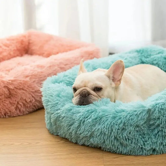 Rectangle Plush Pet Bed